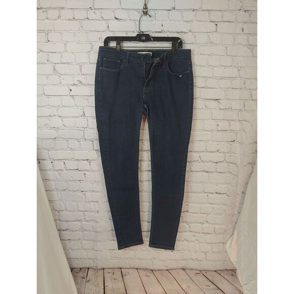 Levi's Women's Size 32x30 Denim Blue Leggings - Picture 1 of 7